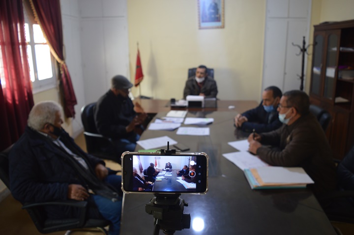 اجتماع لجنة الميزانية و الشؤون المالية .