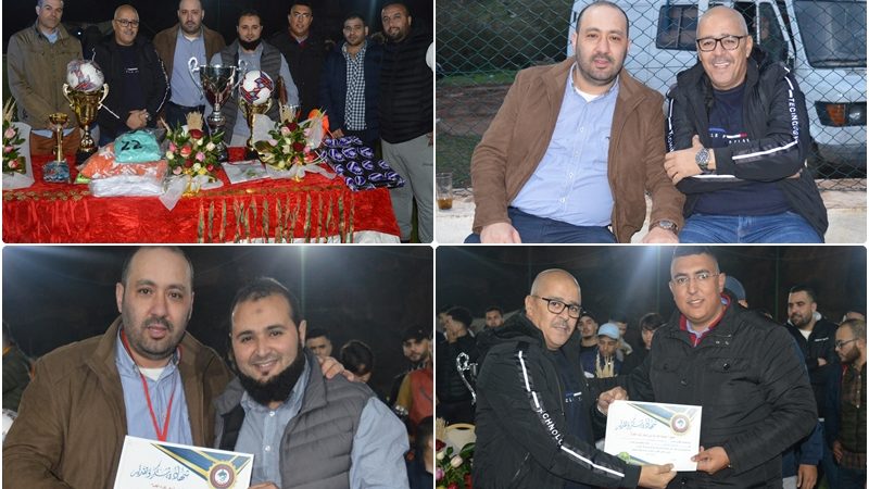 فيديو – رئيس جماعة بني انصار يهنئ كل الساهرين والمشاركين في انجاح دوي جمعية الكرامة لكرة القدم بملعب نجيب الحموتي