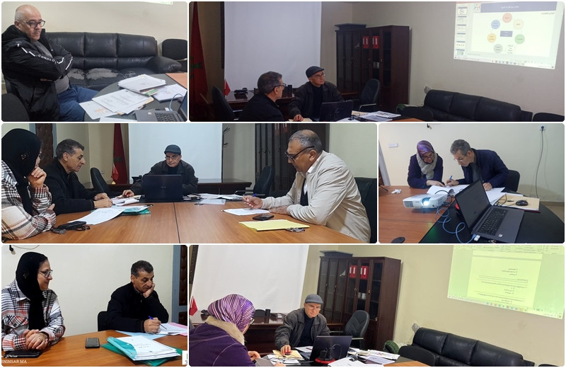 فيديو/ فريق مشروع ميزة الجماعة المواطنة ببني أنصار يعمل على مسلسل التقييم الذاتي للجماعة