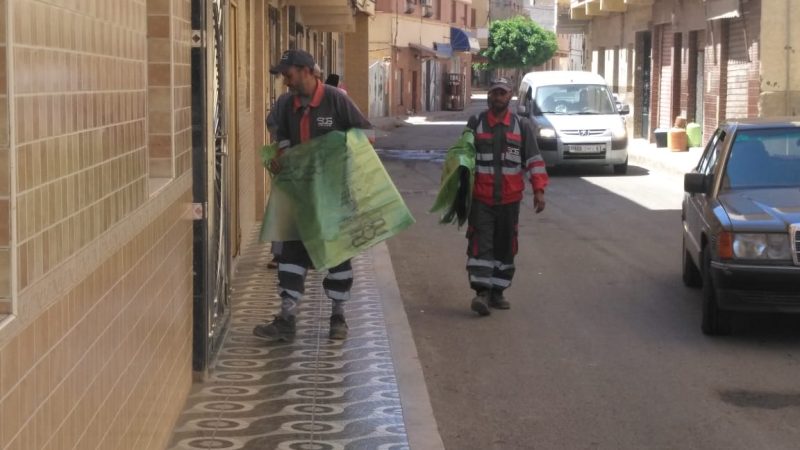 فيديو / شركة SOS للنظافة بتنسيق مع جماعة بني انصار عازمة على انجاح رؤية المدينة النظيفة